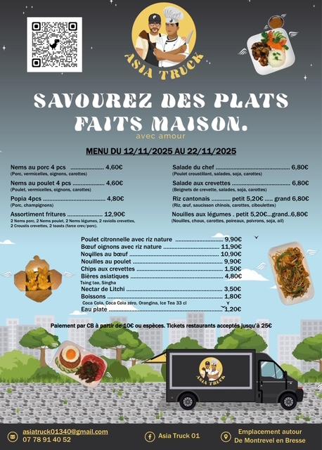 Asia Truck - Menu Image 1